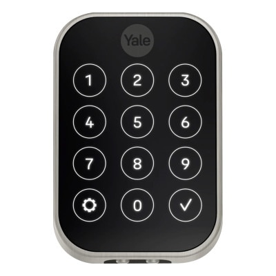 Yale Pro 2 Key Free Touchscreen Keypad Lock with Wi-Fi, Satin Nickel